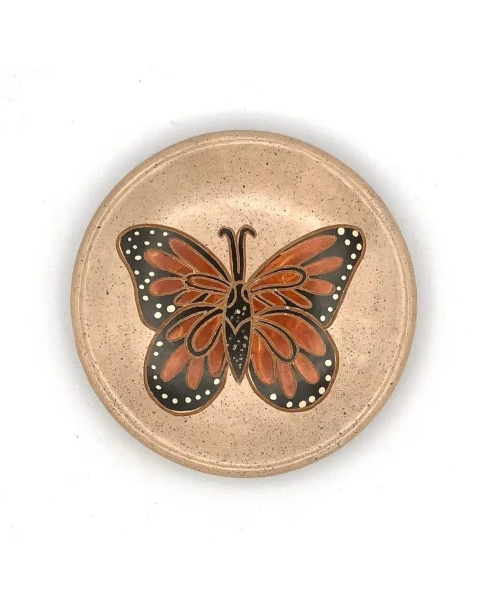 Monarch Butterfly Ceramic Dish, Nicaragua