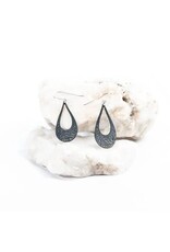 Tiny Tear Drop Earrings,  Rubber, USA SMALL