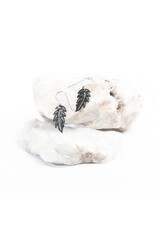 Tiny Feather Inner Tube Earring, USA. SMALL