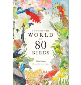 Trade roots Around the World in 80 Birds, Hard Cover