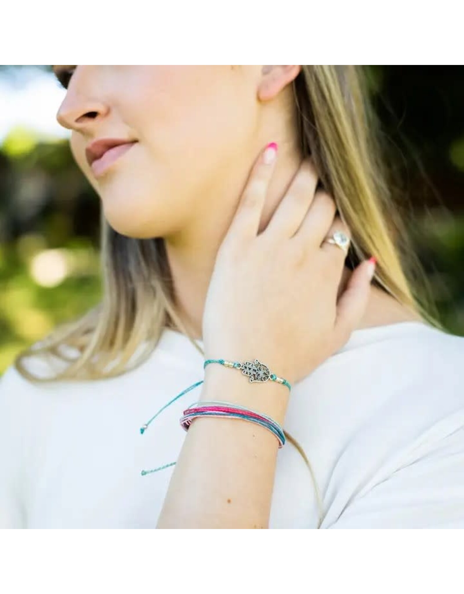 Trade roots Power Bracelet Hamsa Hand Assorted, Guatemala