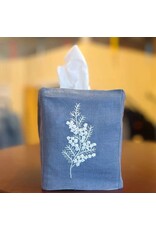 Trade roots Botanical Embroidered Tissue Box Cover, Vietnam