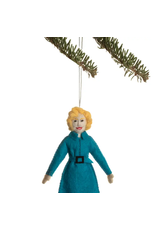 Trade roots Betty White Ornament, Kyrgyzstan