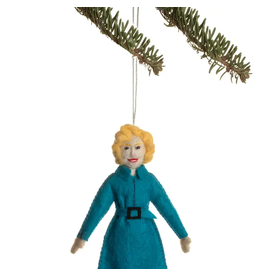 Trade roots Betty White Ornament, Kyrgyzstan