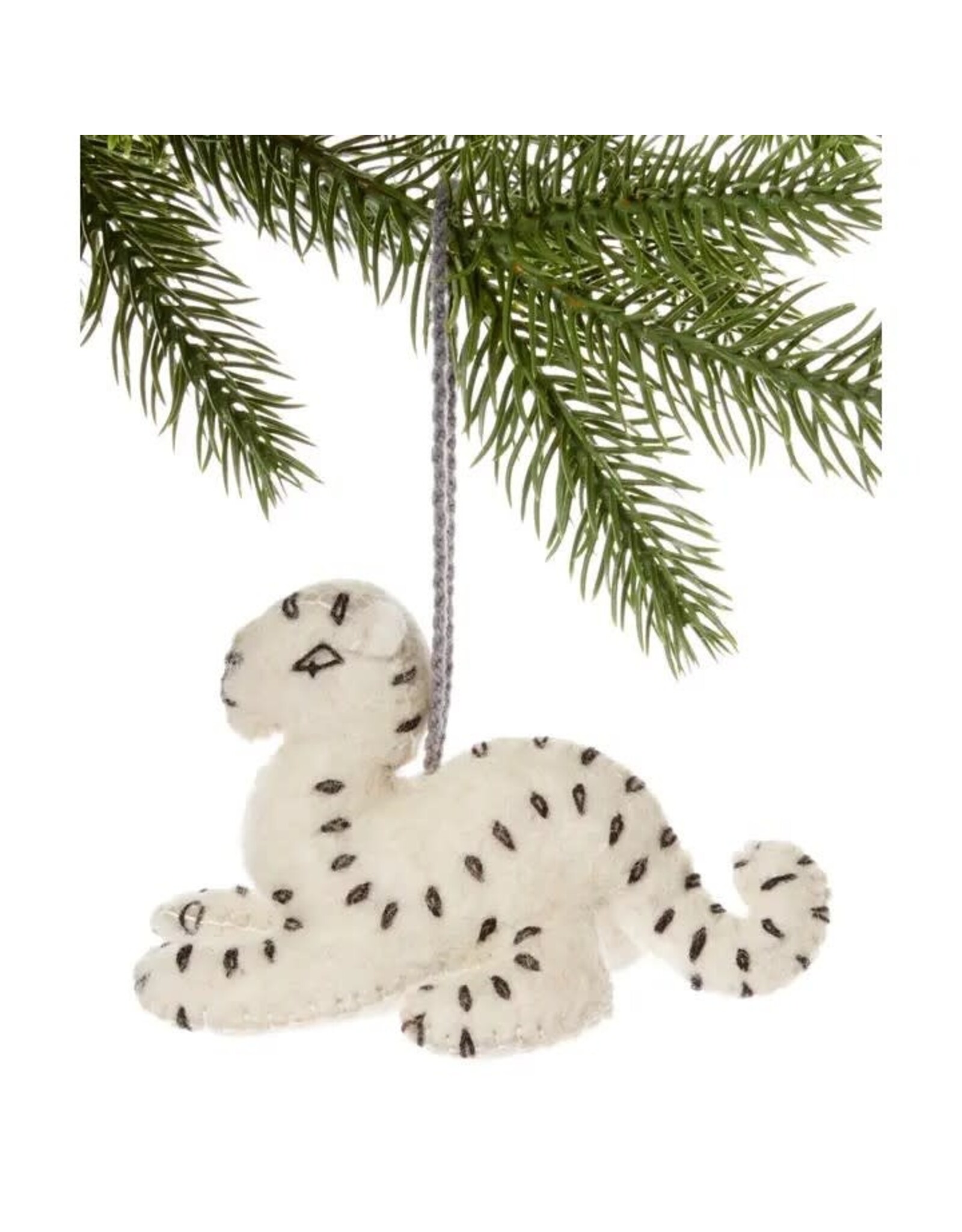 Snow Leopard Ornament