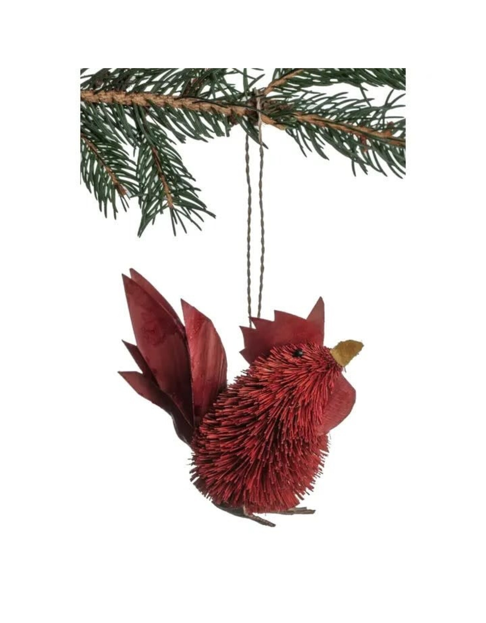 Trade roots Bottle Brush Red Rooster