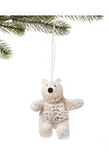 Trade roots Bottle Brush Polar Bear Ornament, Philippines
