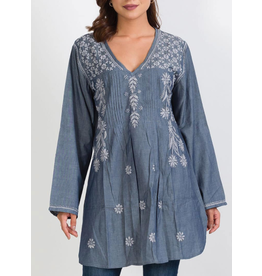 Trade roots Divya Chambray Tunic