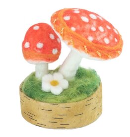 Trade roots Woodland Mushroom, Red Flame, Nepal