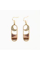 Moonview  Earrings, Blush, Guatemala