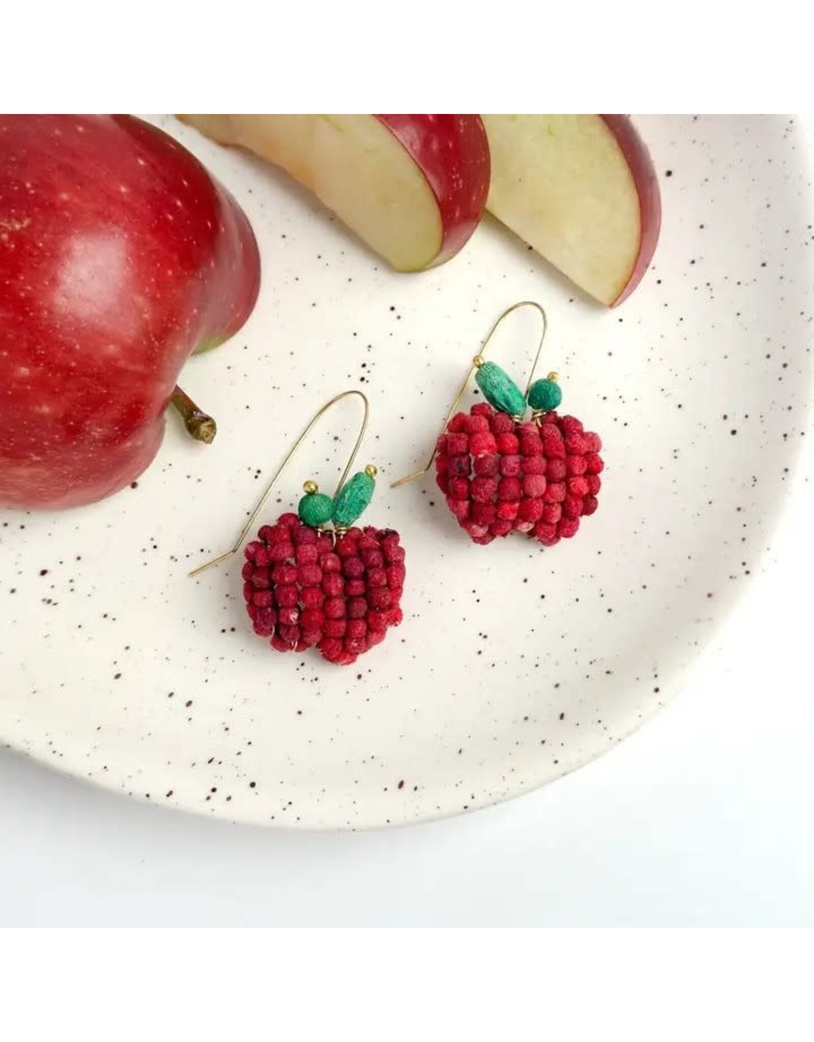 Kantha Earrings- Fruits