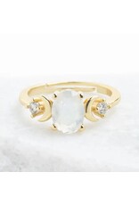 Starlight Moonstone Ring Starlight Moonstone Ring