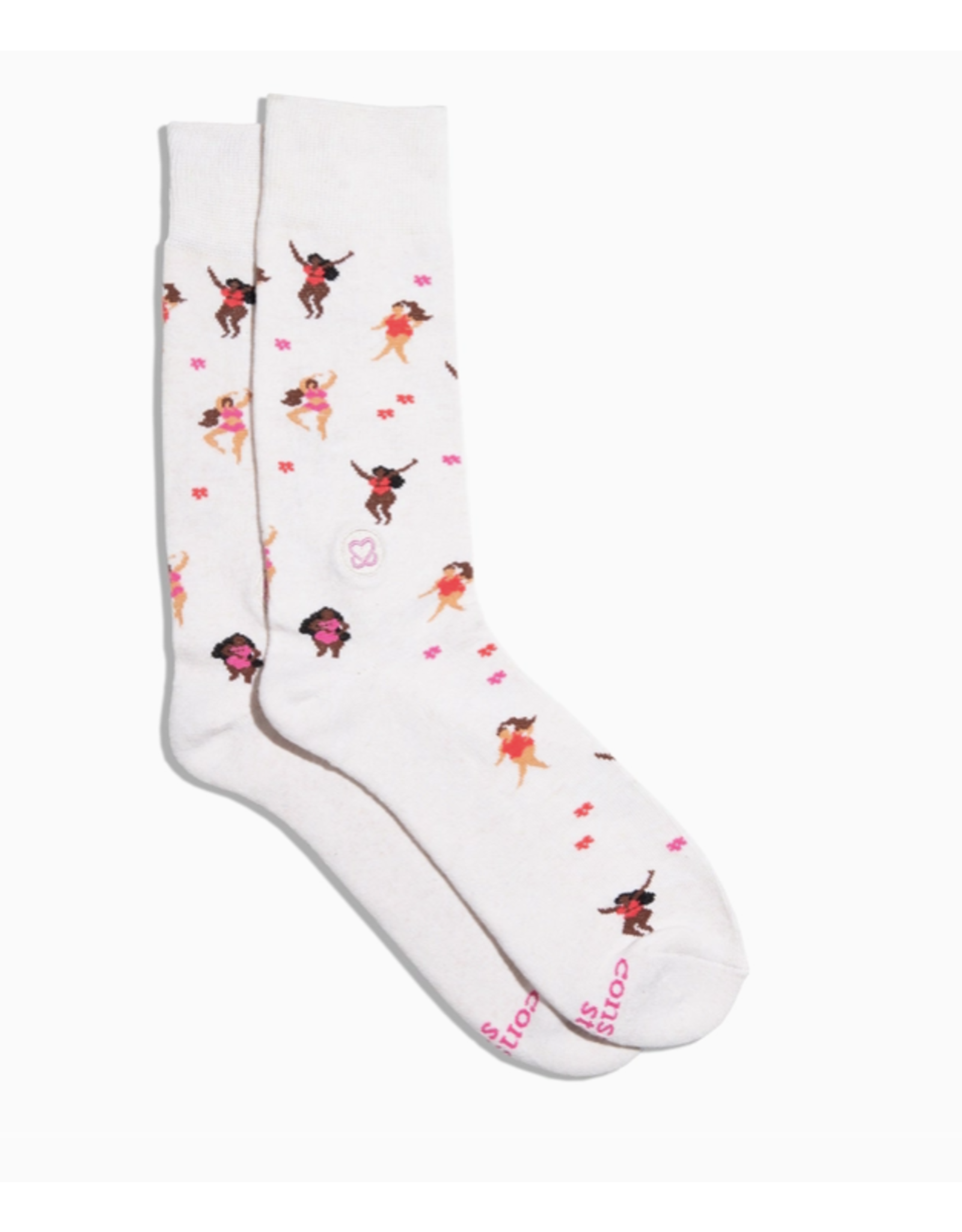 Socks that Support Self Checks,  Beige