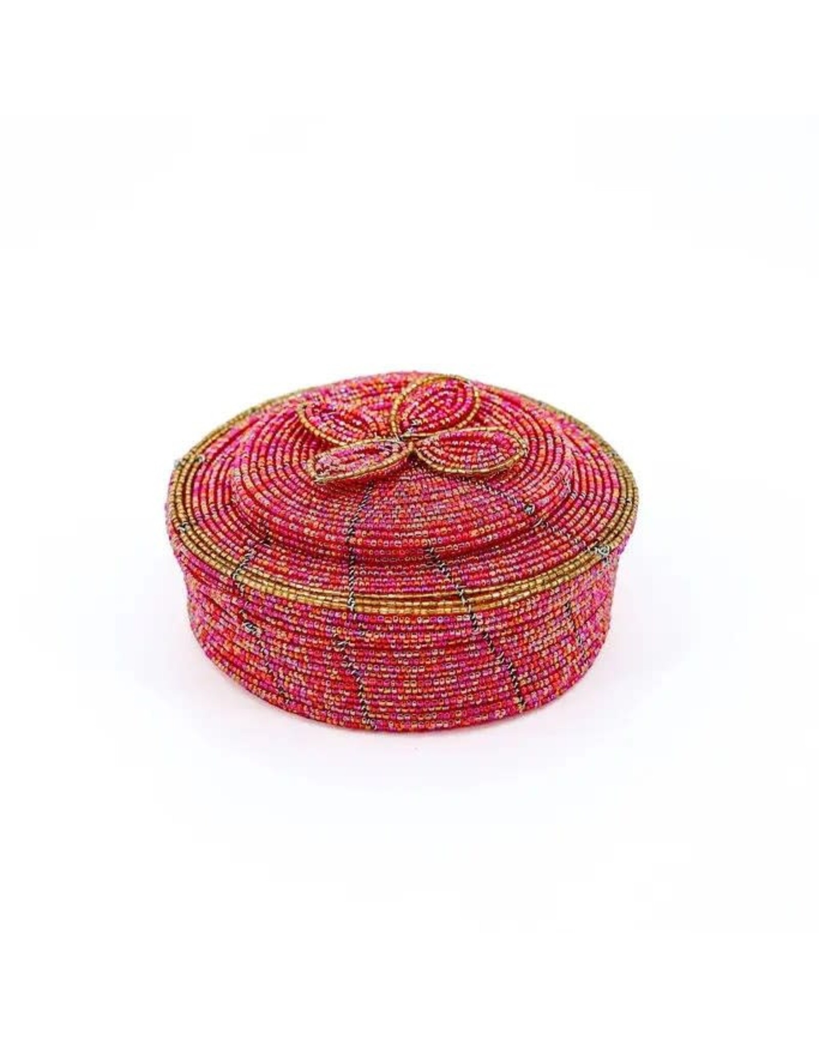 Assorted Jewelry Organizer, Beaded Round, Kenya