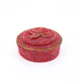 Jewelry Organizer, Beaded Round, Kenya