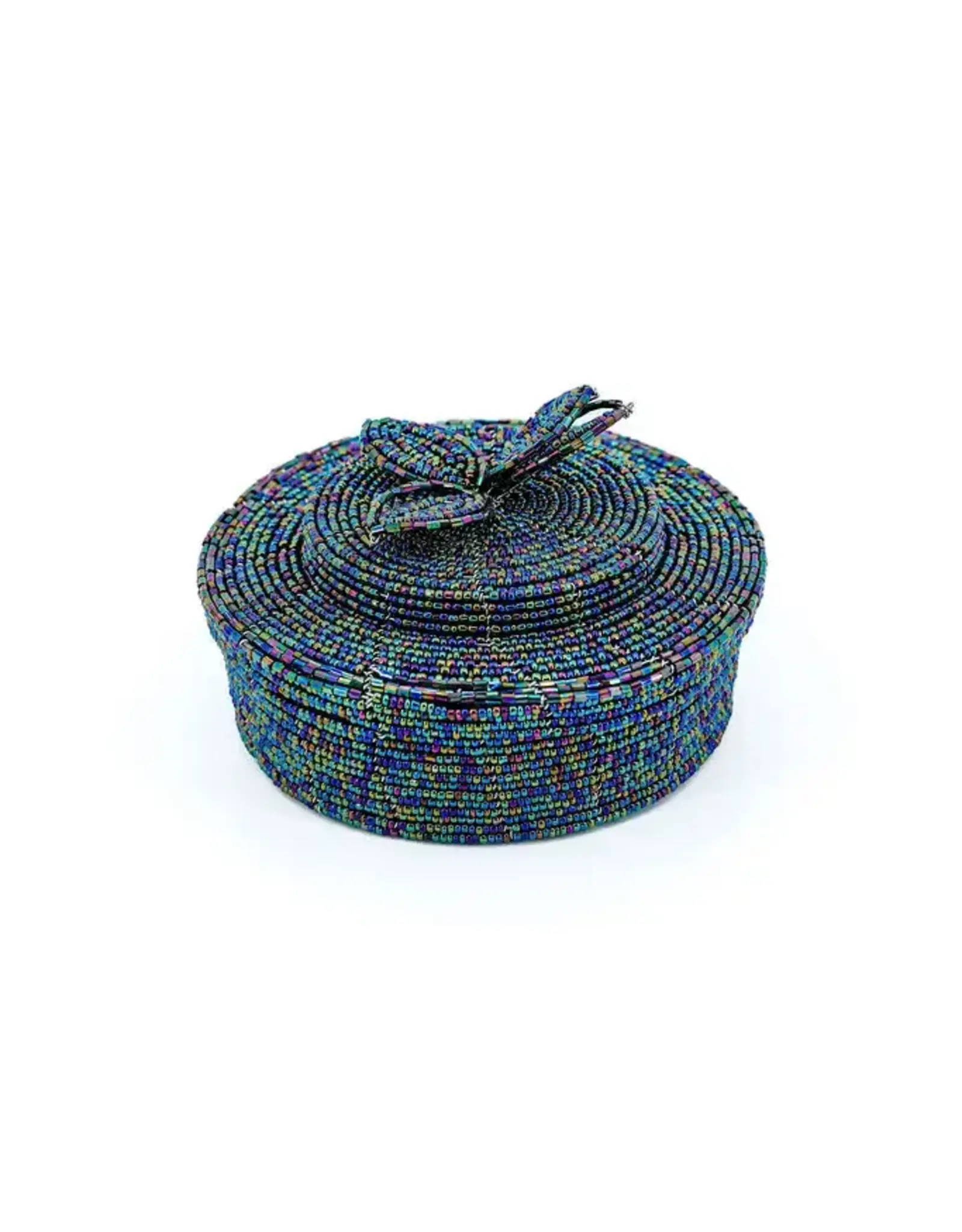 Jewelry Organizer, Beaded Round, Kenya