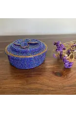 Jewelry Organizer, Beaded Round, Kenya
