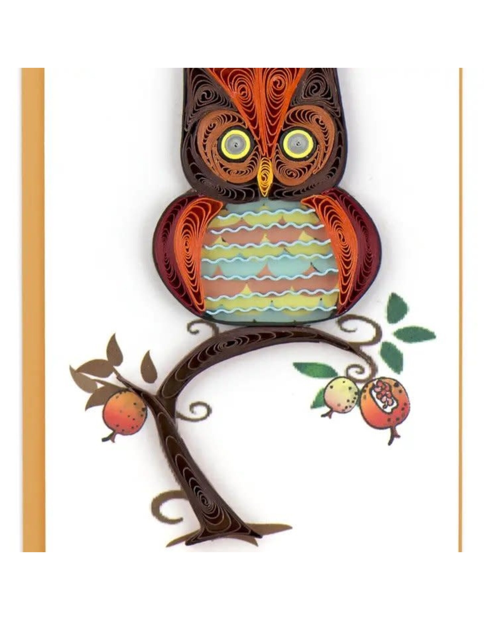 Trade roots Quill Horned Owl Gift Enclosure