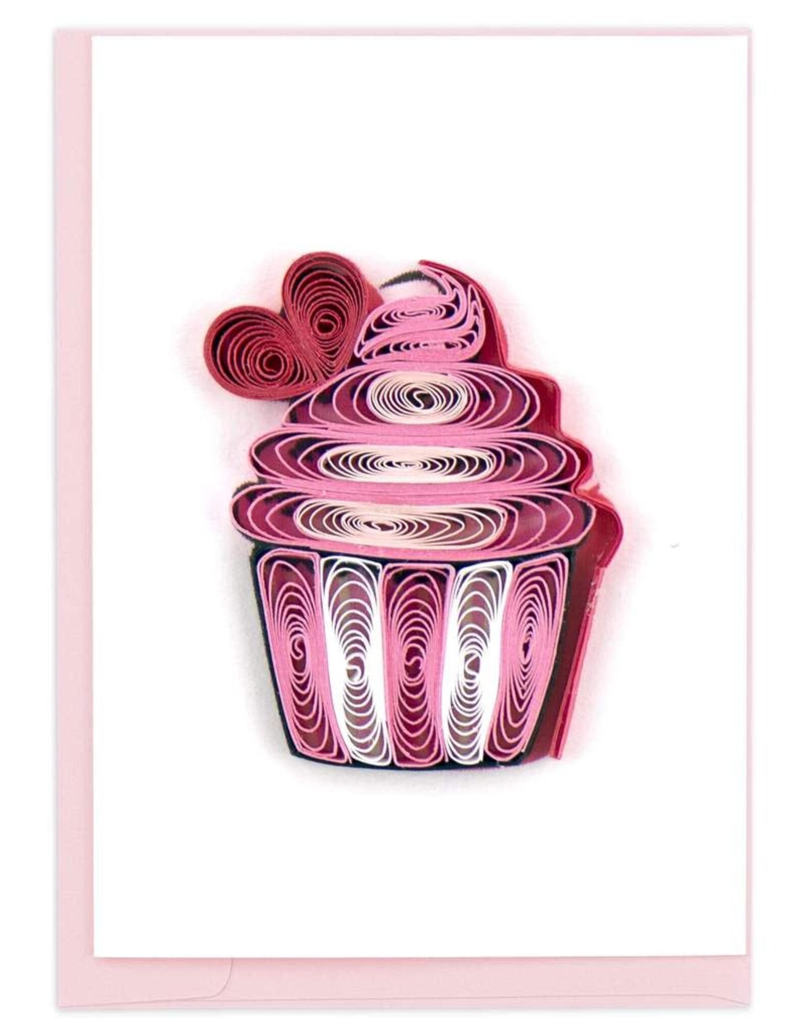 Trade roots Quilled Lovely Cupcake Gift Enclosure Mini Card, Vietnam