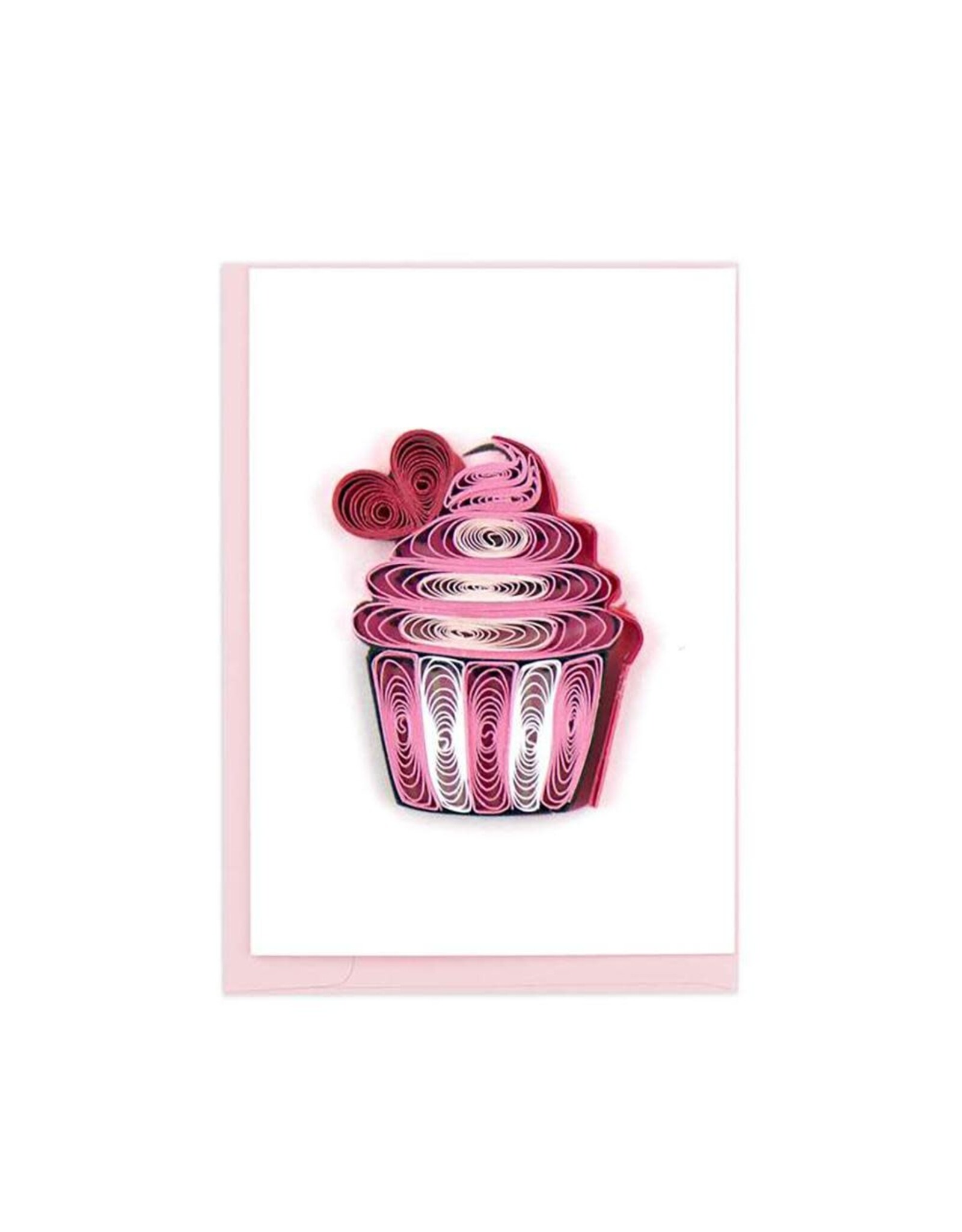 Trade roots Quilled Lovely Cupcake Gift Enclosure Mini Card, Vietnam