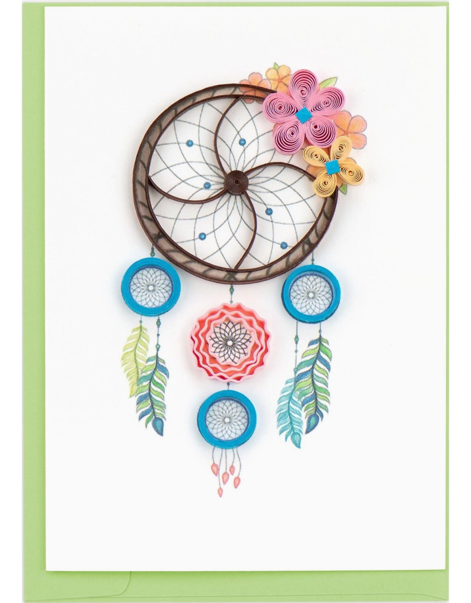 Trade roots Dreamcatcher, Quill Gift Enclosure Card, Vietnam