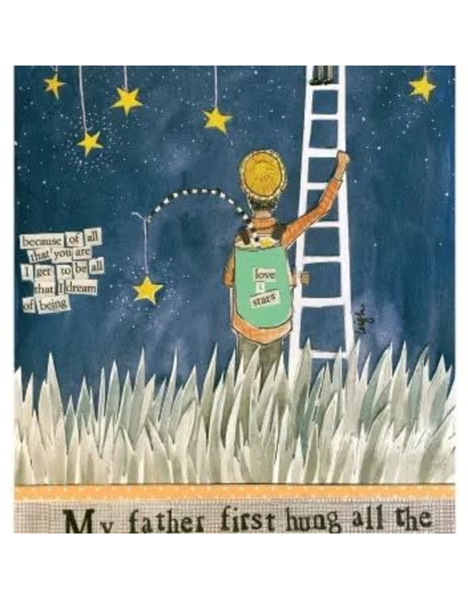 Dad, Curly Girl Card