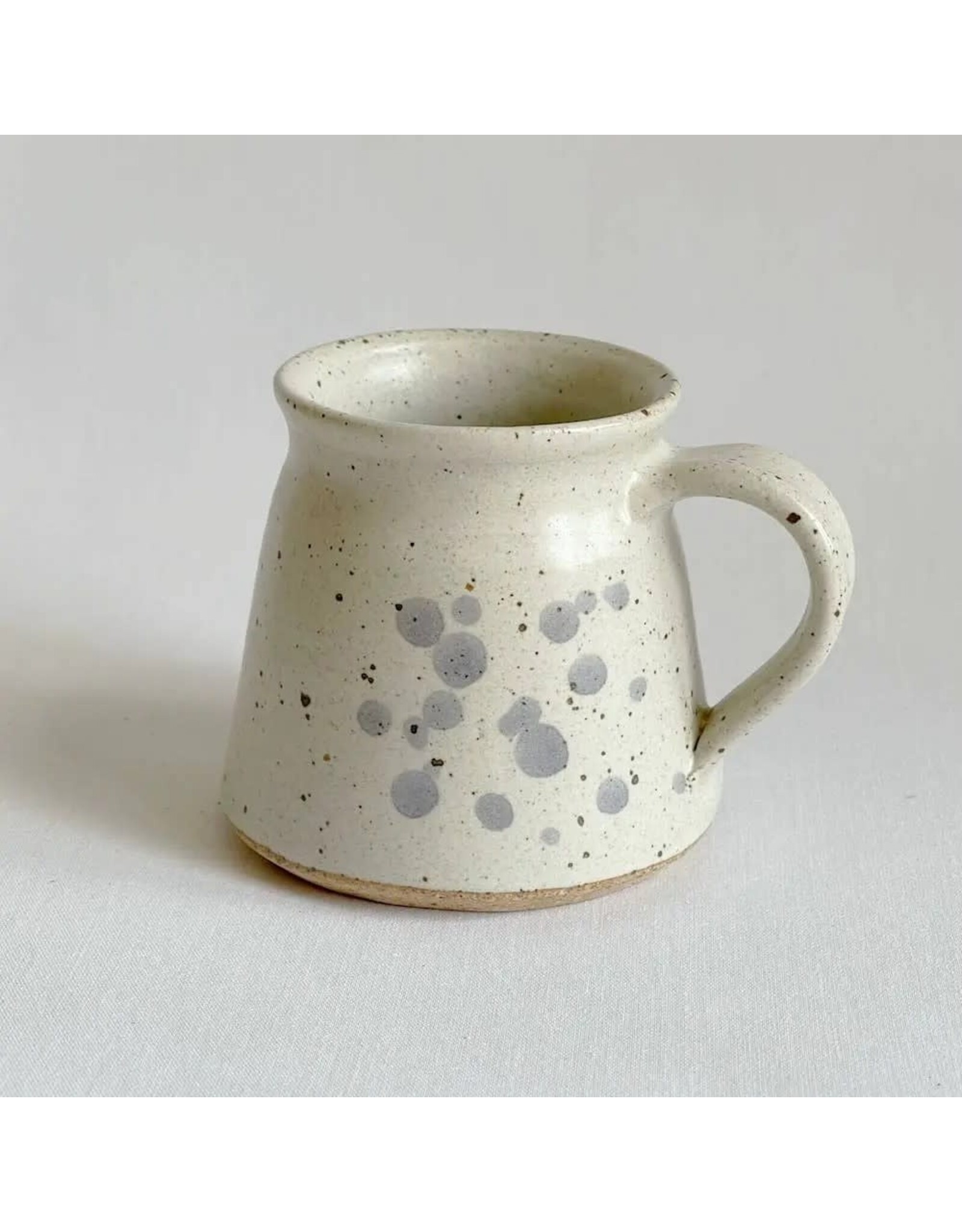 Small Speckled Off White Coffee Mug, India