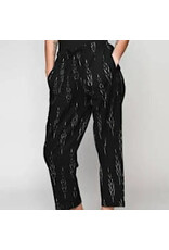 Black Ikat Handloom Pants, India