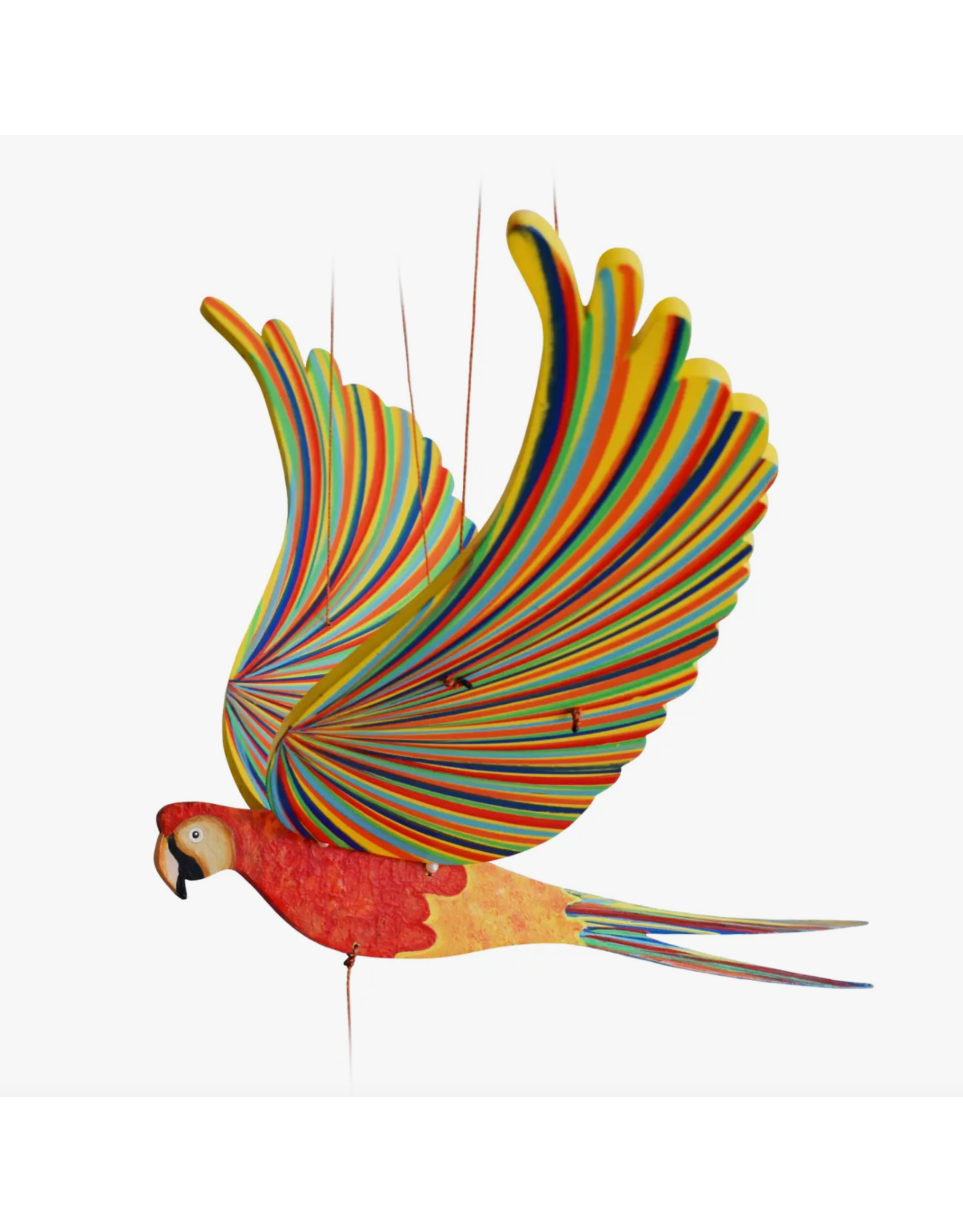 Trade roots Parrot Macaw Flying Bird Mobile, Columbia