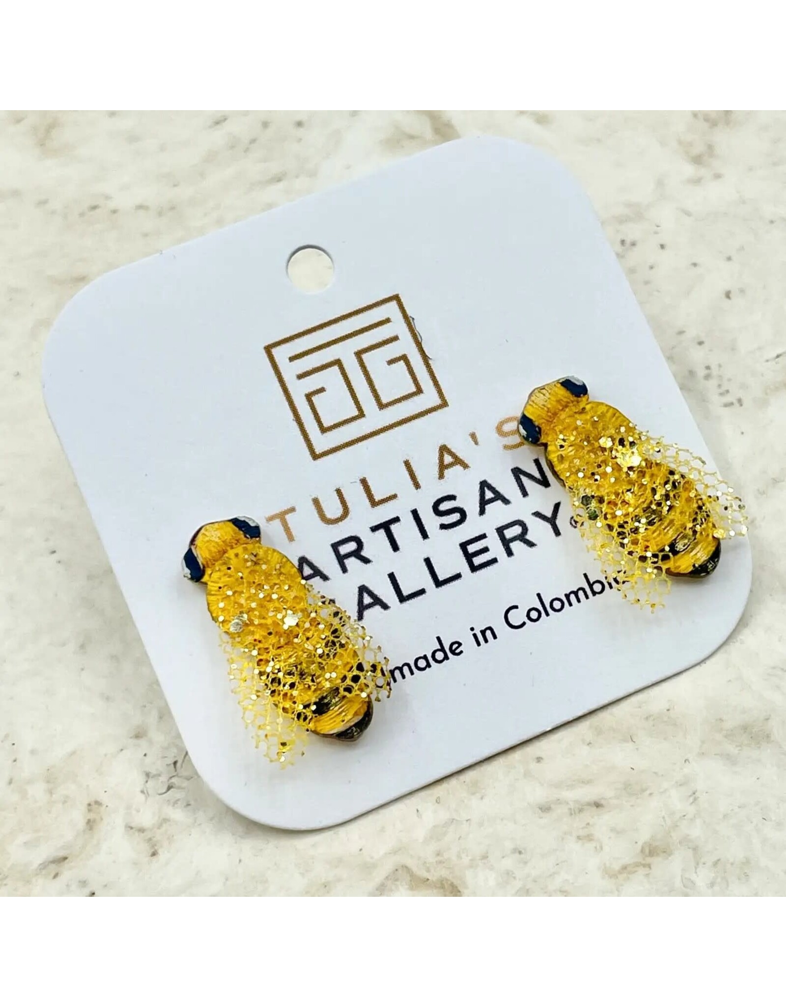 Bumblee Earrings Small, Colombia