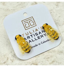 Bumblee Earrings Small, Colombia Bumblee Earrings Small, Colombia