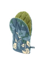 Short Oven Mitt- Bougainvillea Moss