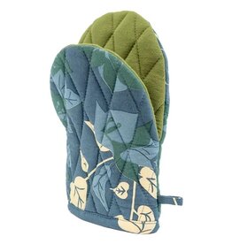 Short Oven Mitt- Bougainvillea Moss