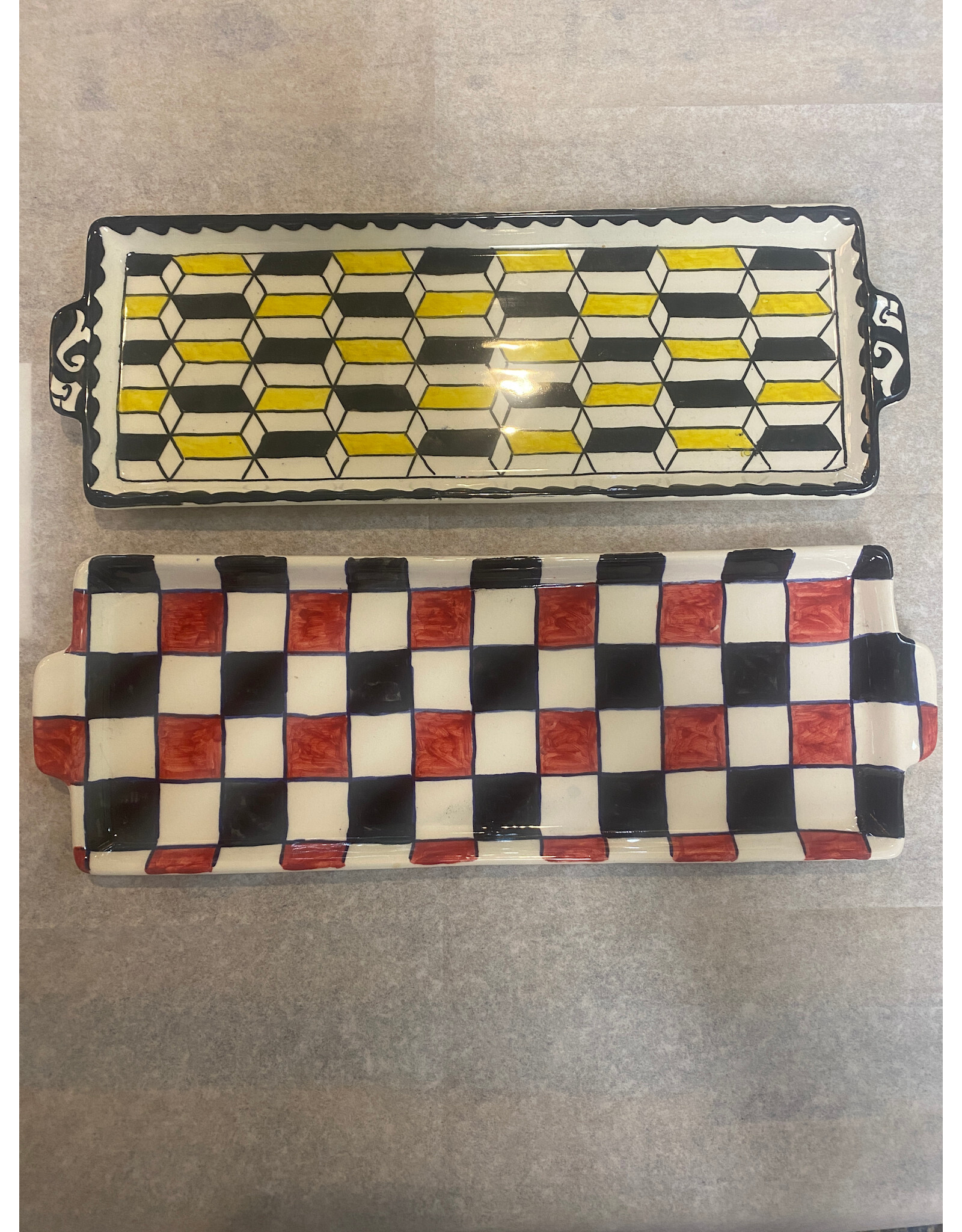 Trade roots Handmade Ceramic Tray, Small, Morocco