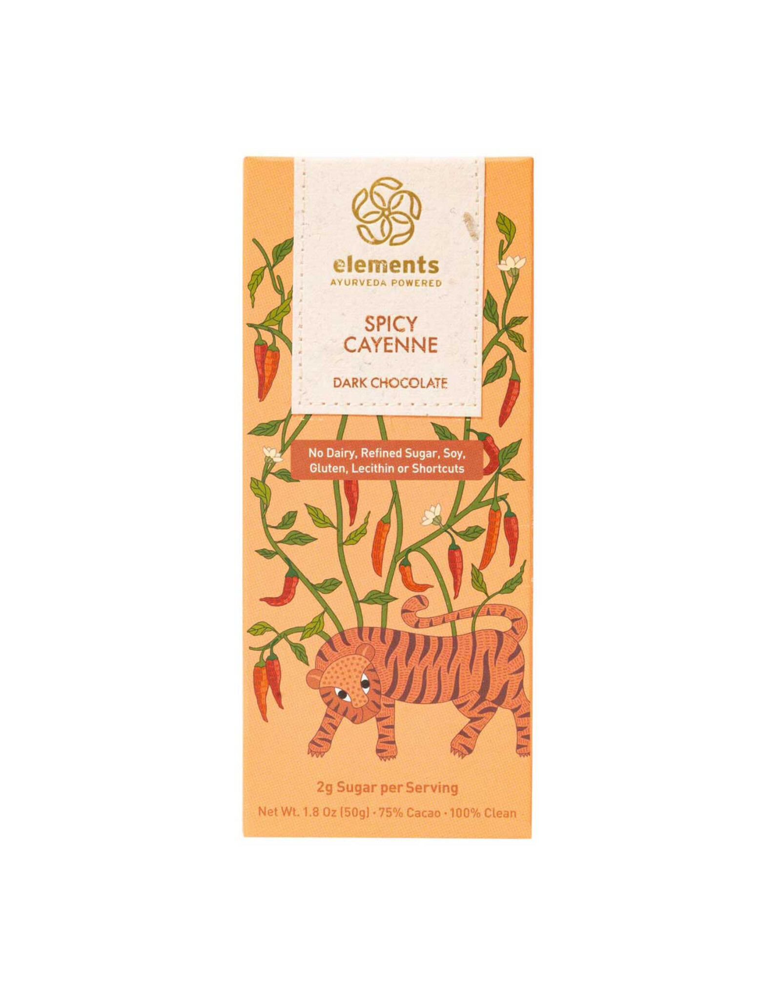 Spicy Cayenne Dark Chocolate, 1.8 Ghana