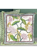 Pillow Printed 24" x 24" Climbing Lotus Pink