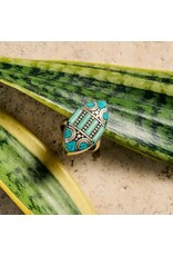 Amkha Silver & Turquoise Ring