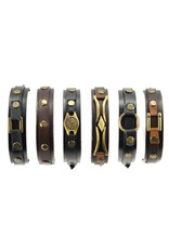 Leather Artisanal Bracelet, Ecuador