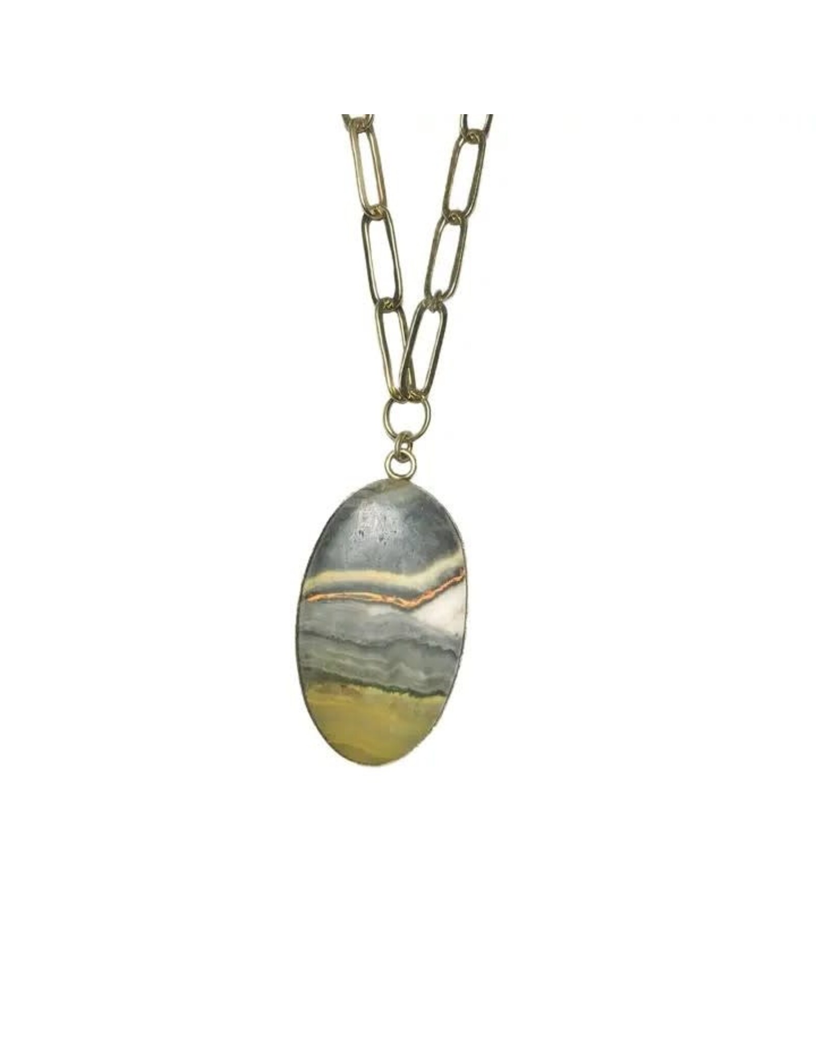 Bumblebee Jasper Necklace, India