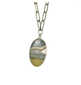 Bumblebee Jasper Necklace, India