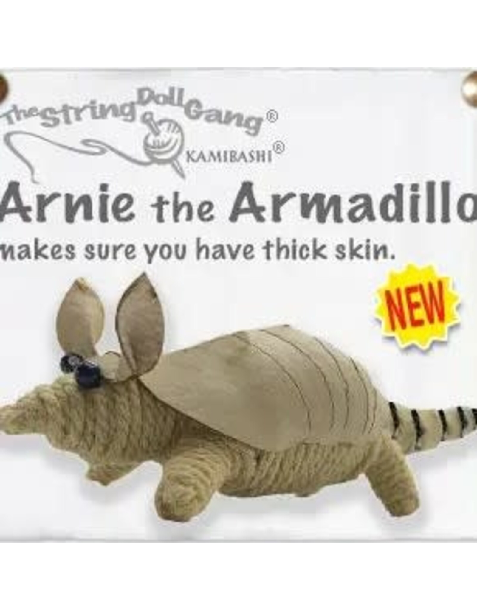 Arnie the Armadillo String Doll