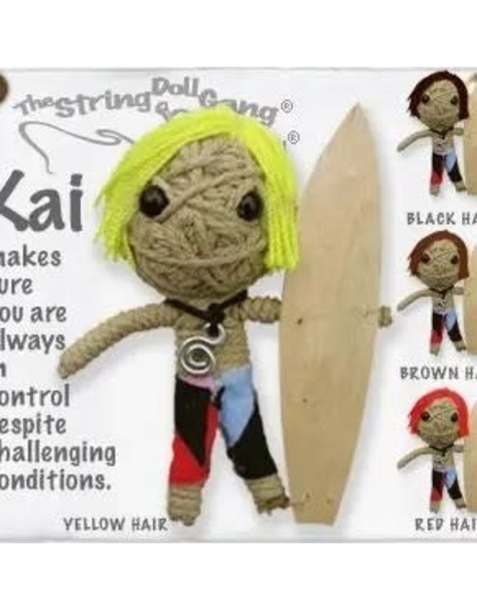 Kai Boy the Surfer String Doll