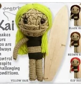 Kai Girl the Surfer String Doll Keychain