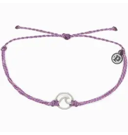 Trade roots Pura Vida SILVER WAVE Bracelet,  Lavender