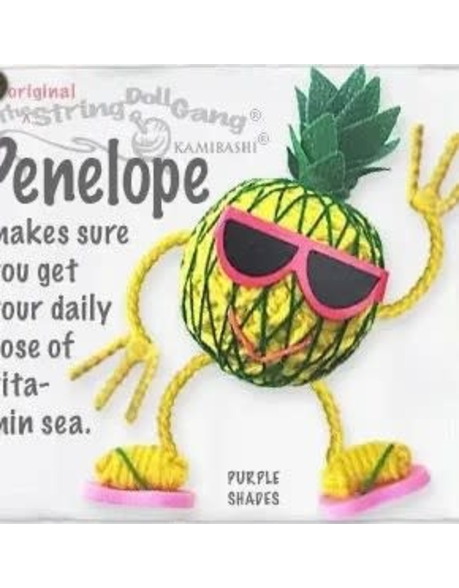 Penelope the Pineapple String Doll Keychain