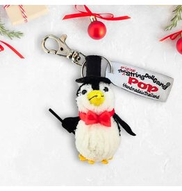 Pop the Penguin String Doll Keychain