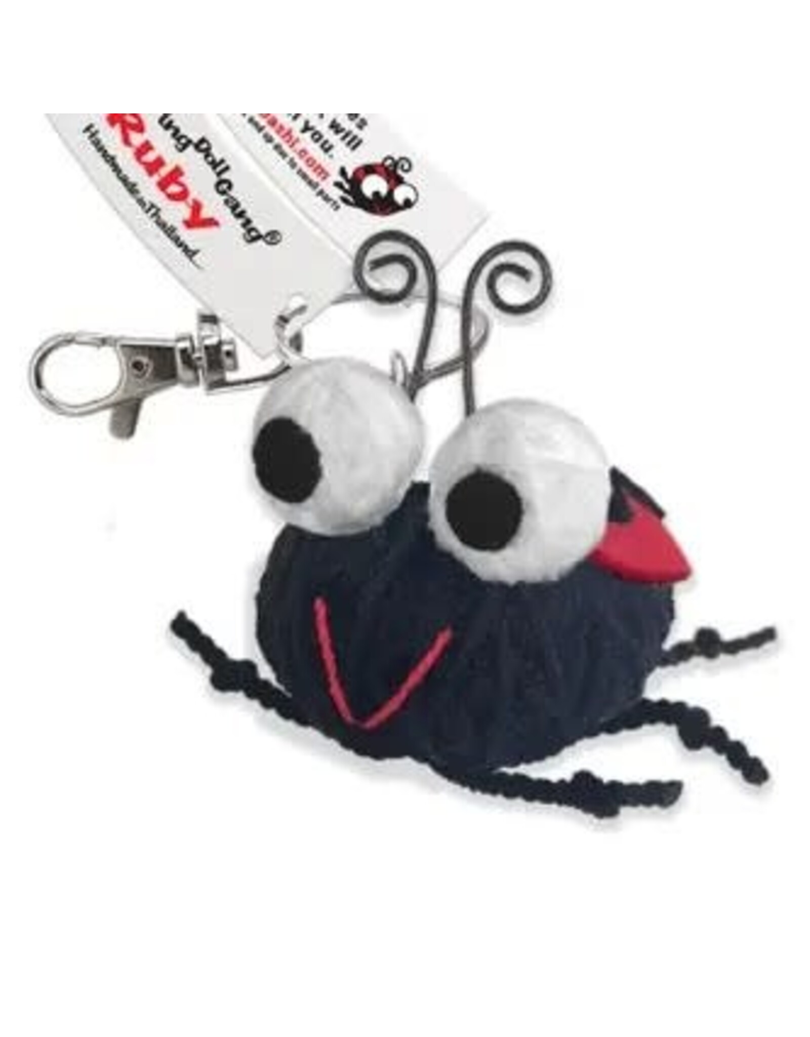 Ruby the Ladybug String Doll Keychain