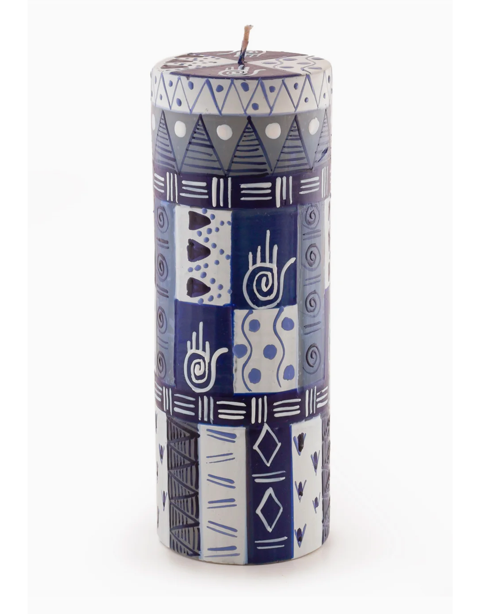 Hamsa Pillar Candle,  3" x 8"