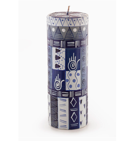 Hamsa Pillar Candle,  3" x 8"