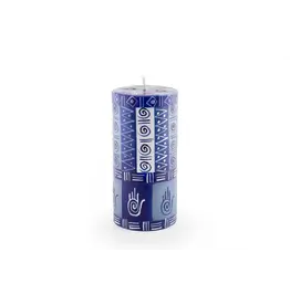 Hamsa Pillar Candle,  3" x 6"